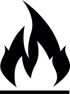 Burning Flames Silhouette Cutting Svg Files, Free Vectors File
